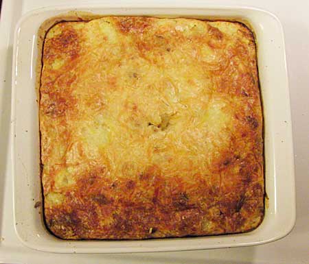 Cauliflower and Bacon Egg Bake